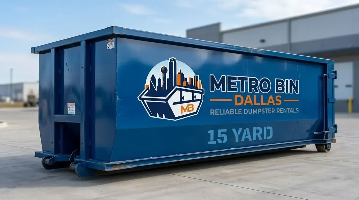 Roll-off dumpster delivery to Rockwall, TX by Metro Bin Dallas