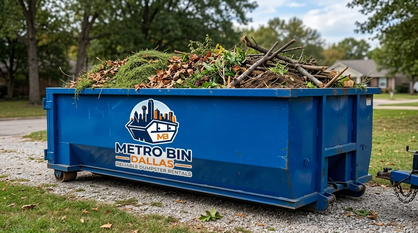 Yard Waste Dumpster Rental Dallas TX